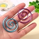 thumbnail image 4 of Aguja De Cable En Espiral, Aguja De Cable A Prueba De Herrumbre De Metal Con Punta Suave Para Bricolaje, Conveniente 3 Piezas Para Posavasos Para Alfombras, 4 of 7