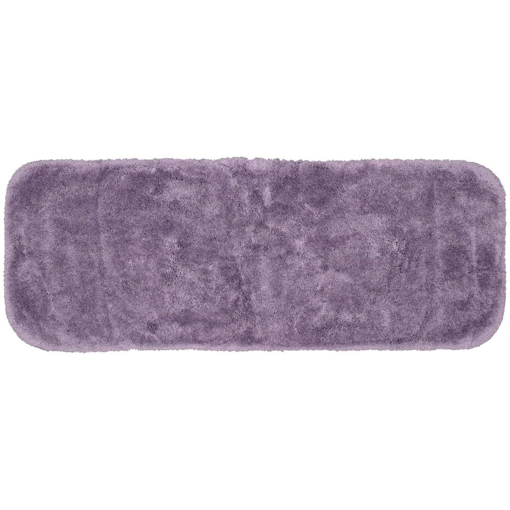 Garland Rug Finest Luxury Ultra Plush Washable Bath Runner Purple, 22