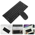 thumbnail image 2 of Miangastore 1 Set Wireless Keyboard With Number Pad And Mouse Black Resin Ergonomic Typing Practice Computer Accessory, 2 of 9