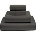 thumbnail image 3 of The Great American Store- 15 Inch Deep Pocket Full Size Bed Sheet Set Solid Black - 1800 Series Brushed Microfiber, 3 of 3