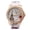 1#, variant on Easter Gifts for Women and Men Fashion Women Crystal Golden Leather Analog Quartz Wrist Watch Easter Decor