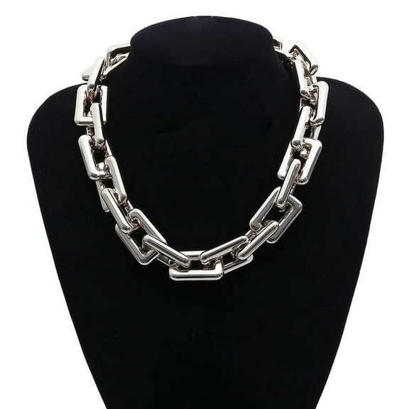 Punk Hip Hop Choker Chunky Chain Necklace Statement Fashion Charm Jewelry
