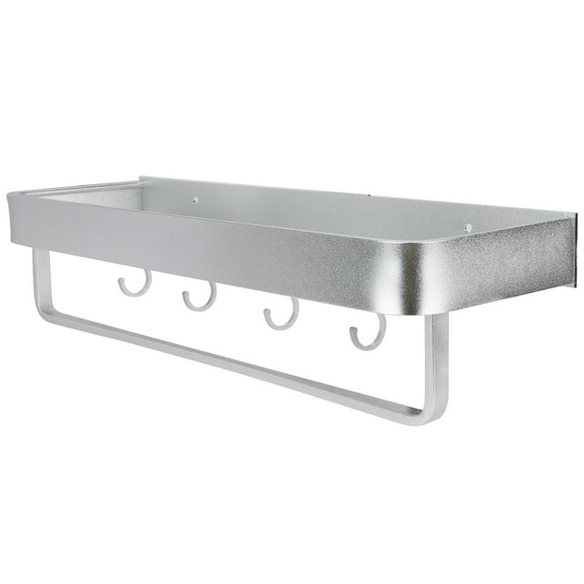 Étagère de Rangement Murale en Aluminium pour Salles de Bains, Cuisines, Cafés