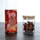 thumbnail image 5 of Matsuzay Paquete de 3 frascos de vidrio Botella sellada Dulces Galletas Snacks Almacenamiento Cocina Té Bolsa de té Contenedor con tapa de Cocina y Comedor, 5 of 6