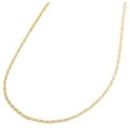 thumbnail image 2 of Real 10K Tri-Tone Gold Solid Valentino Link Chain 1.50mm Necklace 20 Inches, 2 of 6
