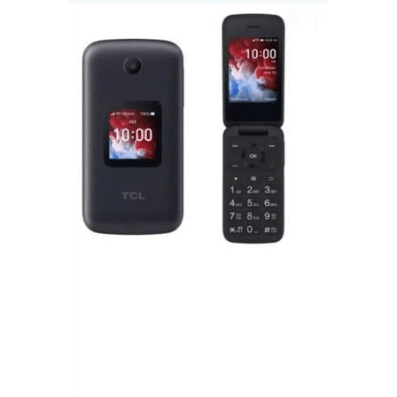 Open Box TCL Flip Pro 4056 4GB 4G GSM Unlocked Flip Phone - Senior Friendly, Easy Use (Gray)