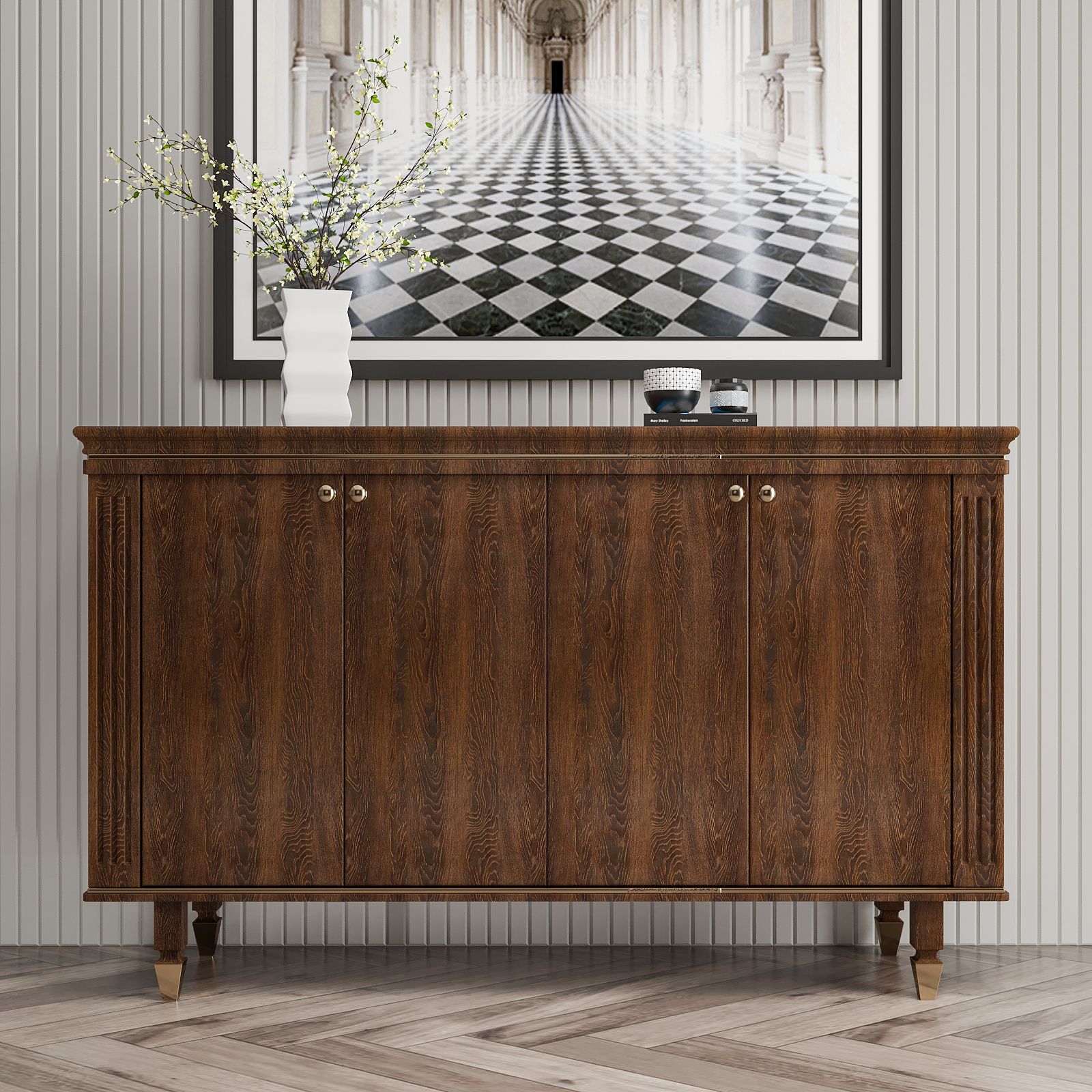 CHIHUT 17.7"x236" Dark Brown Wood Wallpaper Peel and Stick Countertop Contact Paper Waterproof Wood Grain Wallpaper for Kitchen Removable Self Adhesive Wood Vinyl Roll for Cabinets Shelf Liners