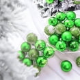 thumbnail image 2 of Hvmvliv Christmas Ornaments 9Pc 2.34inch Christmas Balls Hanging Sets Decoration Electroplated Xmas Tree Balls Decorations for Holiday Decoration Green, 2 of 6