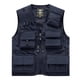 thumbnail image 2 of Camiseta sin mangas con cuello en V para hombre, informal, holgada, a la moda, para voluntariado, para exteriores, emergencias, multibolsillos, multifuncional, con cremallera, de nailon., 2 of 6