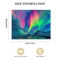 thumbnail image 3 of Nawypu Aurora Borealis Canvas Wall Art-Northern Lights Picture Scenery Painting on Canvas Prints-pink green Aurora Wall Art Landscape Paintings Modern Artwork Poster Decor, 3 of 6