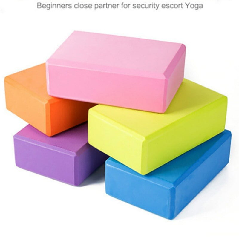 EVA Yoga Block Brick Foaming Home Exercise Stretching Body Fitness Gym E 