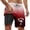 Watermelon Red-5, variant on Kcolen Mens Swim Trunks 9 Inch Gradient Mens Board Shorts Swimwear Light Upf Mens Bathing Suit 9 Inch Inseam Men Swim Trunks Summer Beach Athletic Fit Men Swim Brief