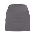 thumbnail image 4 of Women'S High Waist Athletic Skirted Leggings Set With Pockets And V-Neck Sports Fashion Top, 4 of 6