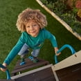 KidKraft Cozy Escape Wooden Outdoor TwoStory Playhouse with Slide