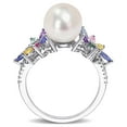 thumbnail image 5 of Everly Women's Cultured Pearl 14k White Gold Ring, 5 of 8