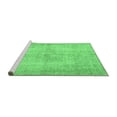 thumbnail image 2 of Ahgly Company Machine Washable Indoor Rectangle Abstract Emerald Green Contemporary Area Rugs, 5' x 7', 2 of 4