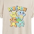 thumbnail image 3 of Pokémon - Kanto Starters - Juniors Ideal Flowy Muscle T-Shirt, 3 of 5