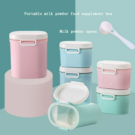 Supersellers Portable Milk Powder Dispenser Container - 2 Size, 3 Colors - Baby Kid Toddler Feeding