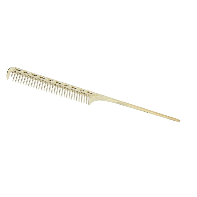 Tail Comb, Easy To Use Pintail Design Portable Hair Comb For Post Styling Hair Coloring For Parting Separating Back Combing Black,Gold,Silver,Rose Gold