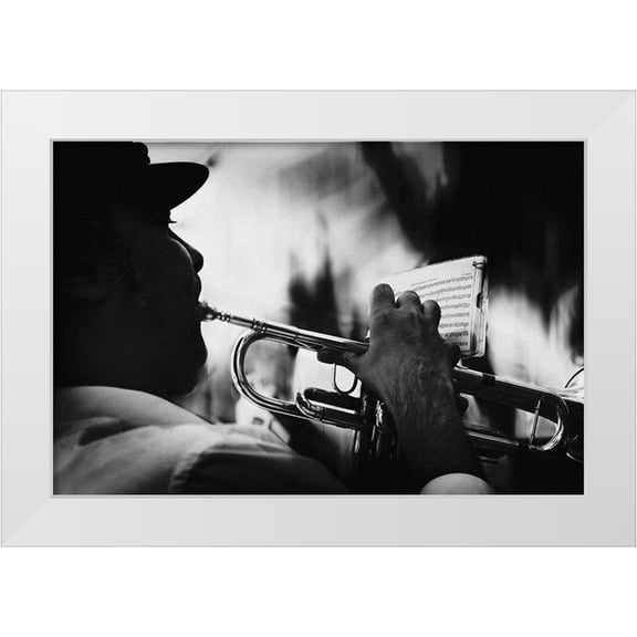 Correia, Rui 14x11 White Modern Wood Framed Museum Art Print Titled - just follow my lead