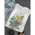 thumbnail image 3 of Cute Spring Flowers, Tropical T-Shirt Women -Image by Shutterstock, Female Large, 3 of 4