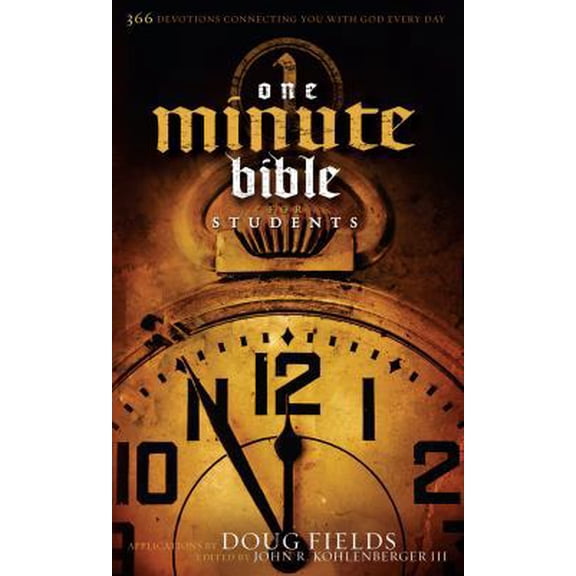 Pre-Owned The HCSB One Minute Bible for Students, Trade Paper: 366 Devotions Connecting You with God Every Day (Paperback) 0805445404 9780805445404