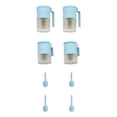 thumbnail image 2 of Accesorios para tarros de cristal, tarros, jarra de aceite, casa de muñecas, mini accesorios de cocina, miniaturas de casa de muñecas para juego de cocina, micropaisaje Azul Hugo Mini botellas de condimento, 2 of 10