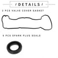 thumbnail image 7 of Unique Bargains Valve Cover Gasket No.1121320020 For Toyota Avalon 3.0L V6 1999-2004 Cylinder Head Valve Seal Gasket, 7 of 7