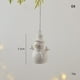 thumbnail image 3 of Colgante de cerámica para casa de Navidad, casa de nieve hueca, adornos para árbol de Navidad, decoración para Año Nuevo, regalos, 3 of 5