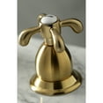 thumbnail image 2 of Kingston Brass KS1977TX 8 in. Widespread Bathroom Faucet, Brushed Brass, 2 of 7