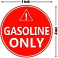 thumbnail image 2 of Gasoline Only Sticker Sign,4" Gasoline Only Decal Labels - to Prevent User Error - Adhesive Fuel Stickers for Trucks,, 2 of 4
