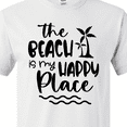 thumbnail image 4 of Inktastic Spring Break the Beach is My Happy Place T-Shirt, 4 of 5
