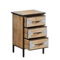 thumbnail image 7 of Floor Storage Cabinet, Vanity Side Cabinet with 3 Drawers, Free Standing Tower Organizer for Living Room, Bedroom, Hallway, Entryway, 7 of 7