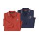 thumbnail image 1 of Atlas For Men - Polo Lisos de Pique de Manga Larga para Hombre - Pack de 2 (Rojo Ladrillo, Azul Marino), 1 of 3