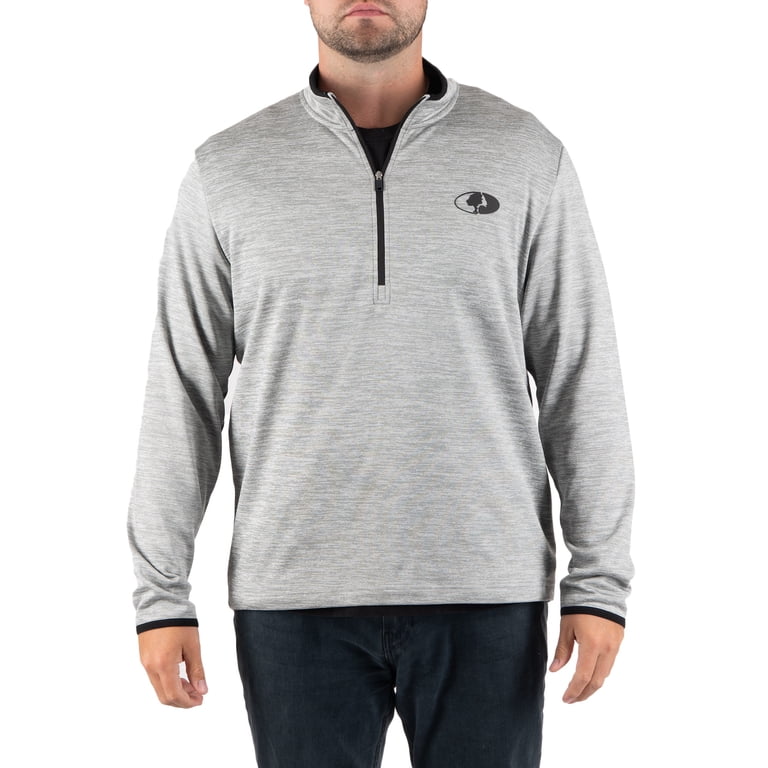 Mossy Oak Men's Fleece Quarter-Zip Pullover Sweatshirt photo 1