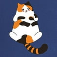 thumbnail image 2 of CafePress - Kawaii Calico Lying Cat Maternity T Shirt - Maternity Dark T-Shirt, 2 of 3