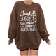 thumbnail image 2 of Pntutb moda mujer estampado o-cuello pulóver tops manga larga cómoda blusa sudadera Pntutb Pntutb-7847, 2 of 4