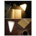 thumbnail image 2 of pequeña luz de noche Irfora Triángulo Flip Lámpara Sensor de ángulo Brillo Ajustable USB Recargable Protección ocular Luz nocturna Lámpara de alimentación de cabecera Irfora pequeña luz de noche, 2 of 7
