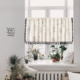thumbnail image 4 of Boho Kitchen Valances for Windows, Farmhouse Tier and Valance Short Curtains for Bathroom, Living Room, Bedroom, 4 of 4