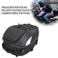 thumbnail image 7 of Motorcycle Tail Bag Handbag Shoulderbag Waterproof  PU Leather Rear Seat Bag for Outdoor Travel Sports Dirt Bike, 7 of 7
