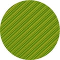 thumbnail image 1 of Ahgly Company Machine Washable Indoor Round Transitional Green Area Rugs, 3' Round, 1 of 7