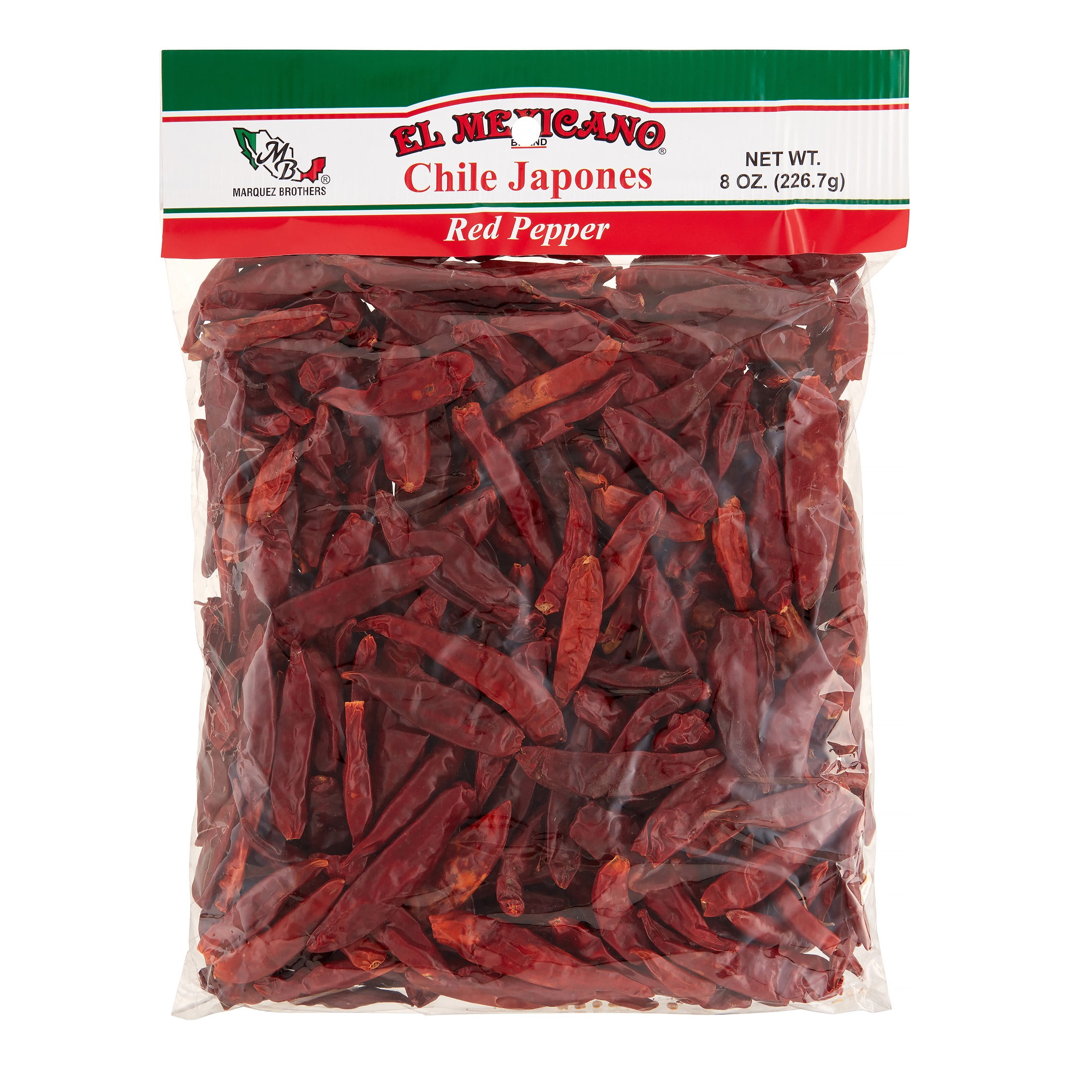 El Mexicano Chili Pods, Japones (Japanese), 8 Oz