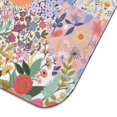 thumbnail image 5 of Pioneer Flower Floral Print Pattern Dish Drying Mat for Kitchen 1 Pack, Ultra Absorbent Microfiber Dishes Drainer Mats,16"x18", 5 of 6