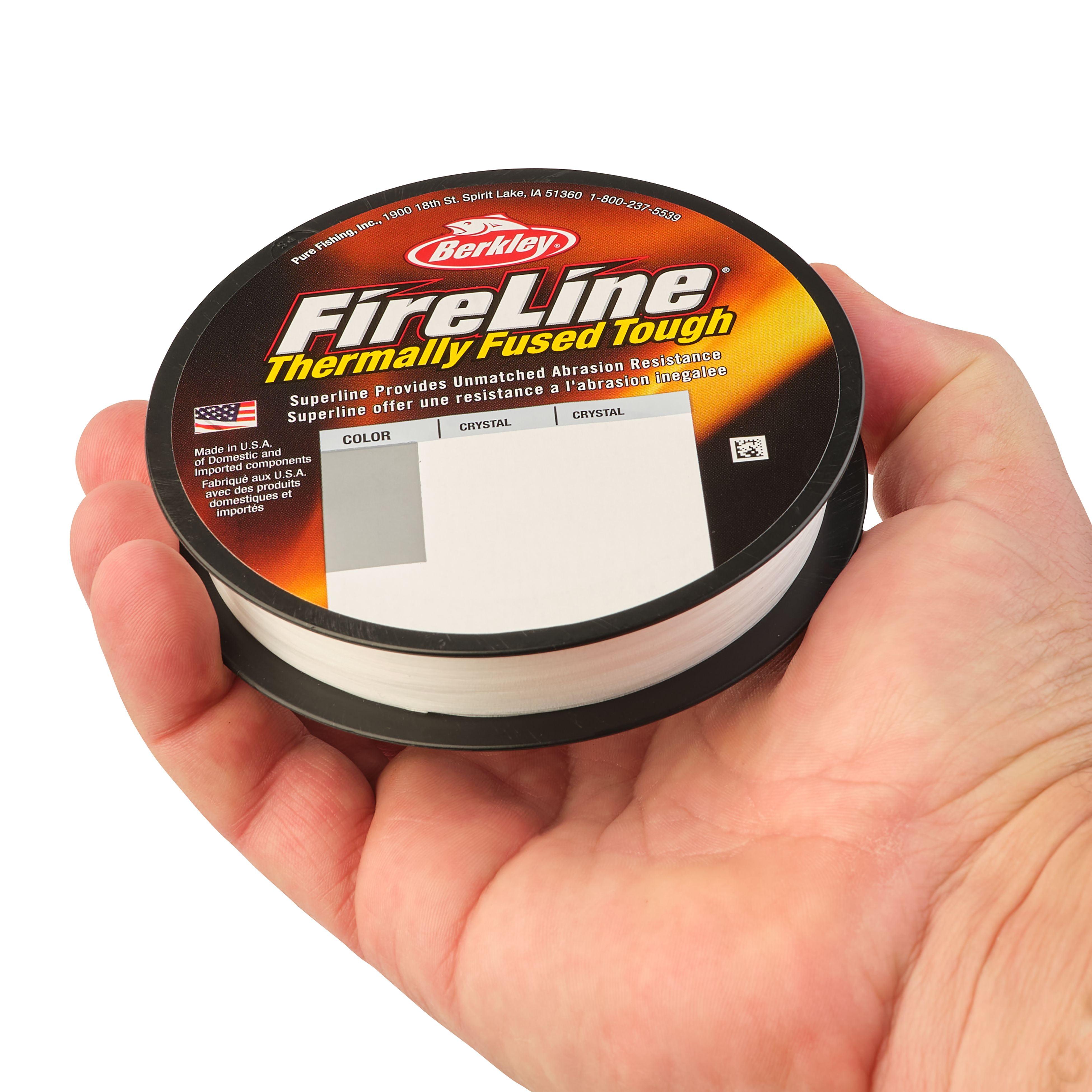 Berkley FireLine® Fishing Line, Crystal, 17 lb Test Strength, 125 yd
