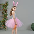 thumbnail image 5 of Easter Bunny Roleplay Dress Up Stage Performance Outfit Pink 6Y-7Y, 5 of 7