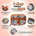 thumbnail image 4 of Made Easy Kit Pill Case - Weekly Medicine Organizer with Removable Seven-Day Vitamin & Supplement Box, 4 of 7