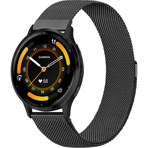 shiyou-Metal Bands for Garmin Vivoactive 4 Watch Band, Garmin Venu 3 / Venu 2 Watch Band Women Men, 22mm Stainless Steel Replacement Strap for Garmin Venu 3, Venu 2, Vivoactive 4, Forerunner 745 / 26