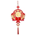 thumbnail image 6 of Tachiuwa Chinese New Year Hanging Decoration Charm Tassel Red Lunar Year Traditional Character for Wall Office Bedroom Door B, 6 of 10