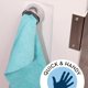 thumbnail image 2 of 2pcs Bathroom Towel Holder, Round Self Adhesive Push Towel Hooks For Bathroom, Hand And Dish Towels, No Drilling Required, 2 of 4