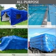 thumbnail image 2 of Premium Tarpaulin with Eyelets Garden for Furniture (Blue, 2x2x1m), 2 of 5